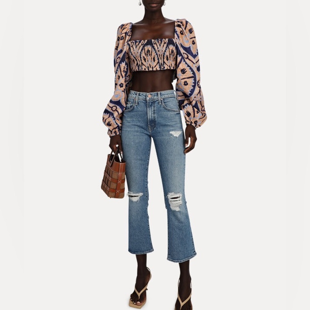 Mother The Insider Ankle Jeans Blue Jeans